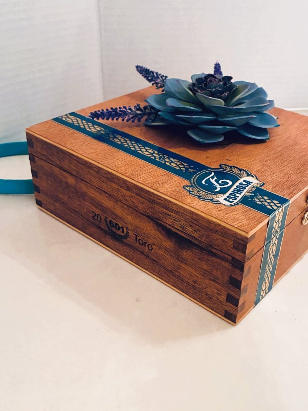 Original Suenos de Saundra Upcycled ESPINOSA Cigar Box Purse - Picture 3 of 15